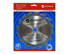 BELMASH 210х2,4/1,5х32мм; 16Т Диск пильный