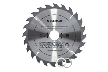 BELMASH 190×1,6/1,4×30/25,4/22,2 24Т Диск пильный