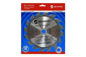 BELMASH 210х2,4/1,5х32мм; 16Т Диск пильный