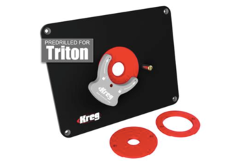 Пластина для крепления фрезера с тремя кольцами для Triton, CMT