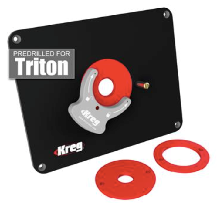 Пластина для крепления фрезера с тремя кольцами для Triton, CMT