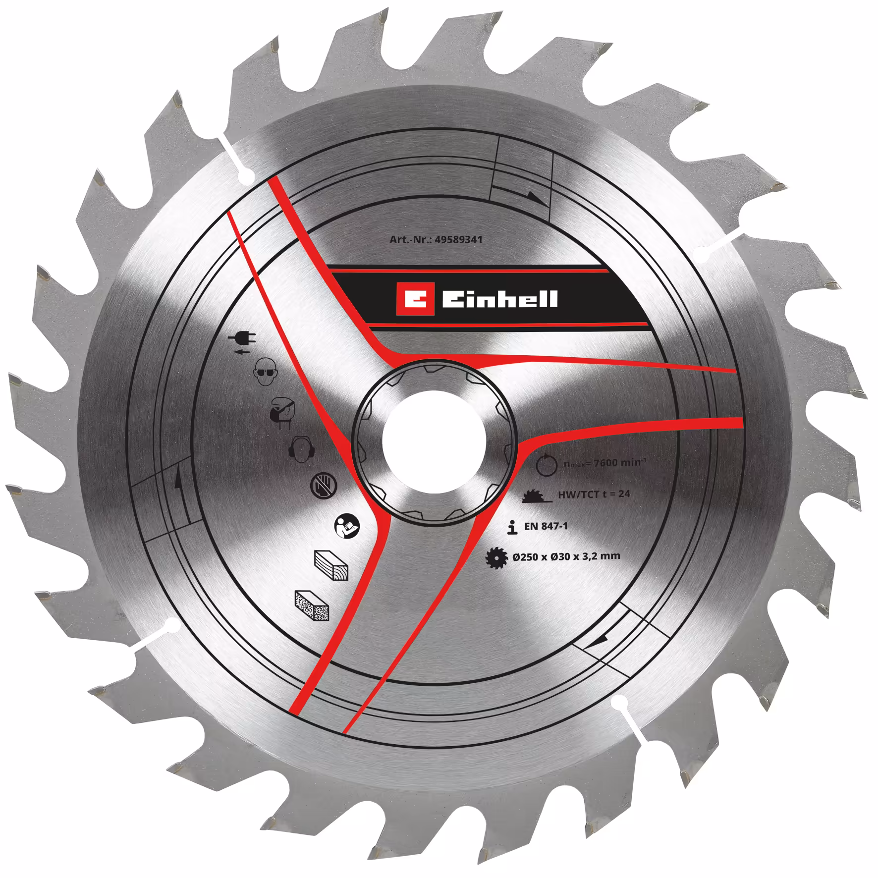 Циркулярный диск Einhell Sbl D 250x30x3,2 T24 (49589341)