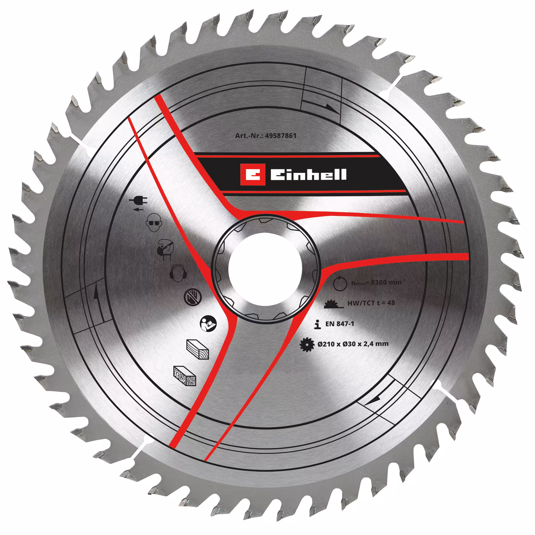 Циркулярный диск Einhell Sbl D 210x30x2,4 T48 (49587861)