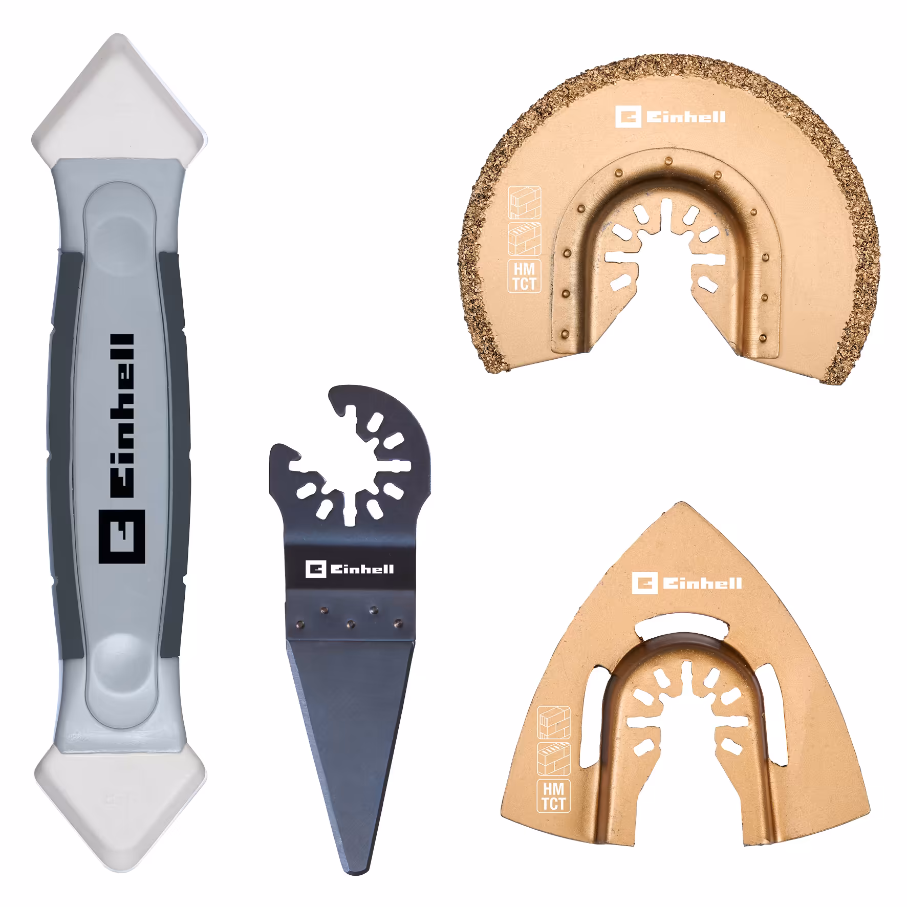 Набор оснастки для реноватора Einhell Multitool Set tiles 4pcs (49708750)