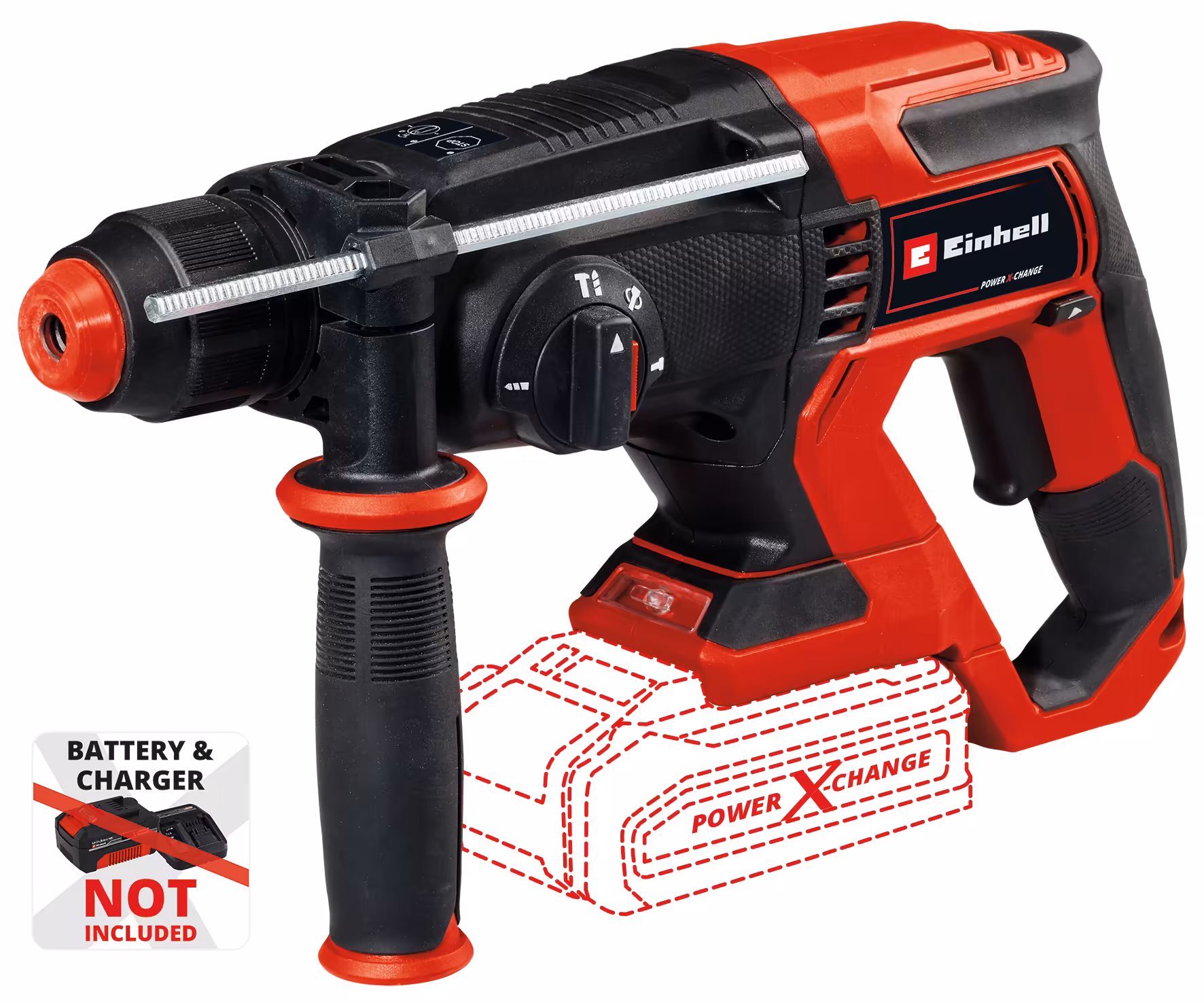 Аккум. Перфоратор SDS-Plus Einhell TE-HD 18/20 Li - Solo (4514260)