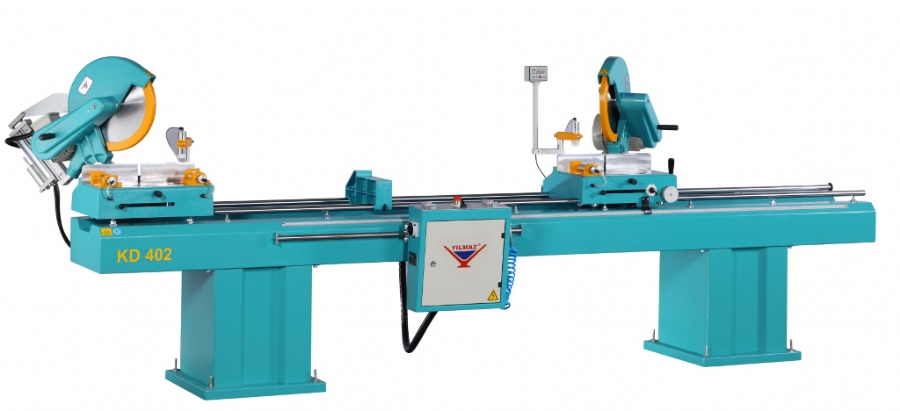 Двухголовочная маятниковая отрезная пила YILMAZ KD 402 S