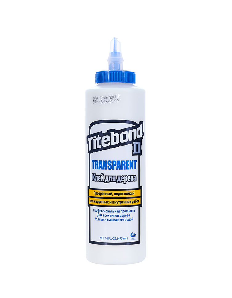 Клей Titebond II Premium столярный влагостойкий прозрачный 473 мл