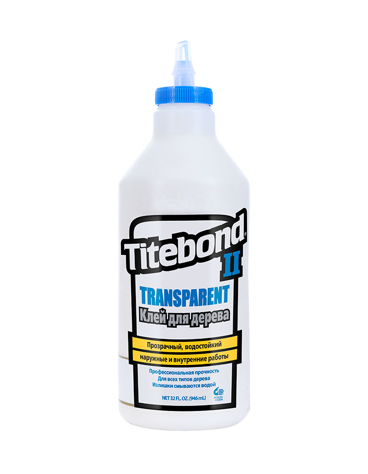 Клей Titebond II Premium столярный влагостойкий прозрачный 946 мл