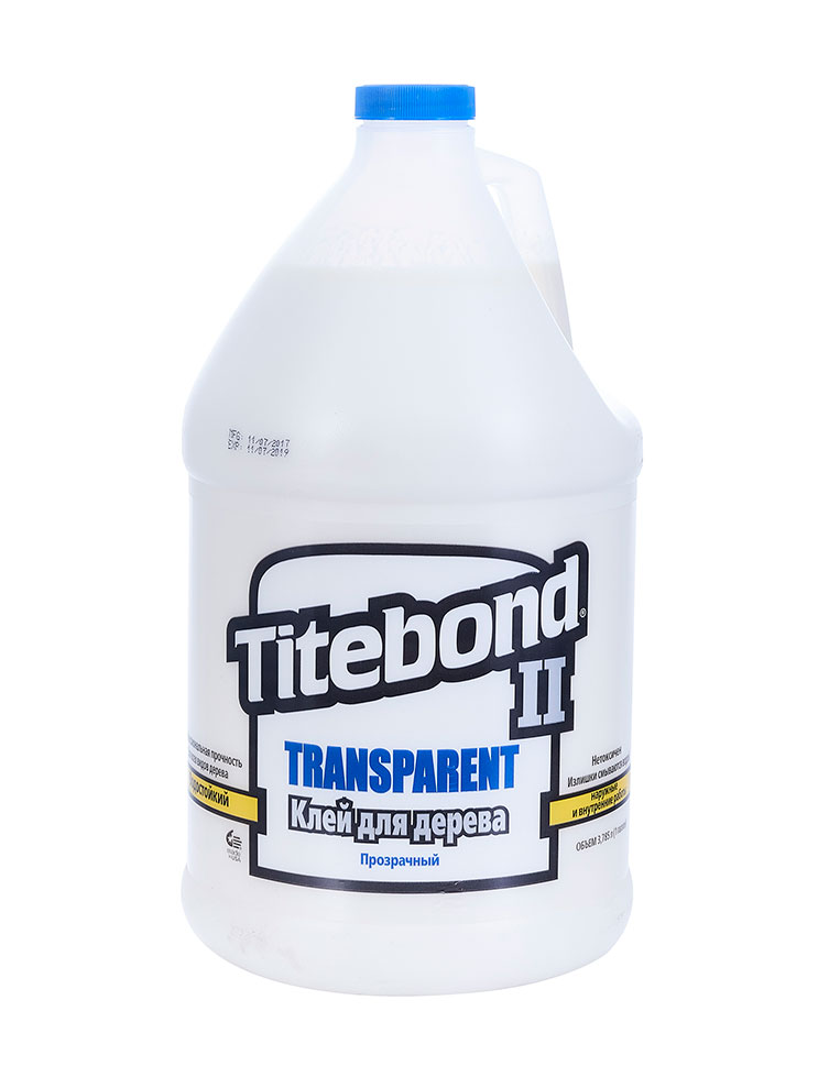 Клей Titebond II Premium столярный влагостойкий прозрачный 3,78 л